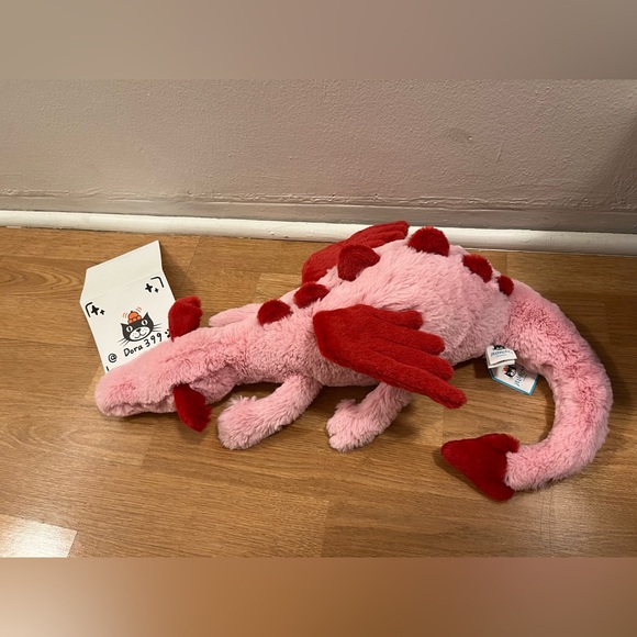 Jellycat Accessories - Jellycat Authentic Heart Dragon – Valentine’s Day Gift